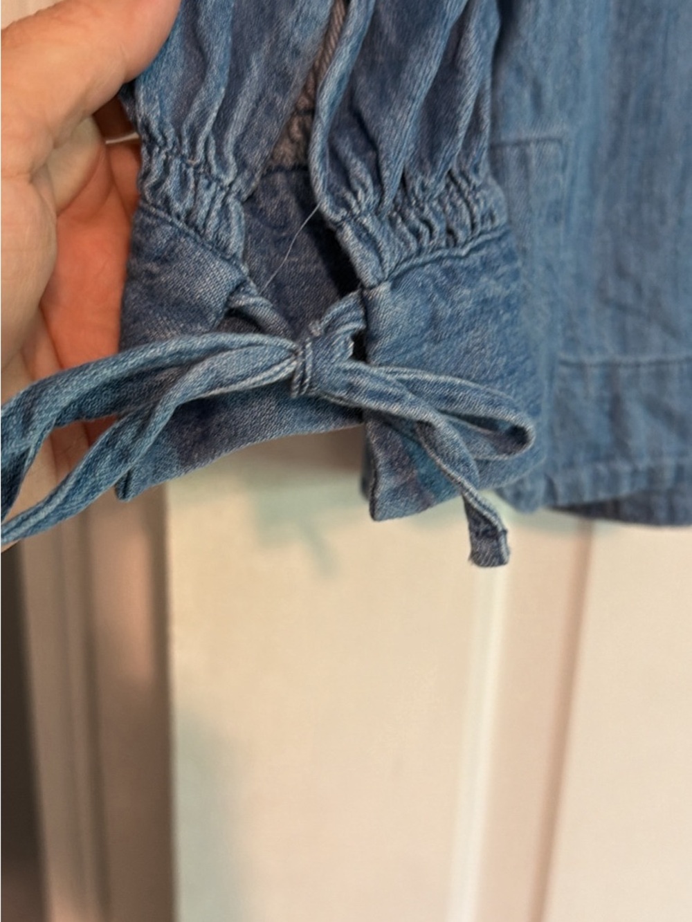 Old Navy Blue Denim Tunic Top - Picture 2 of 5